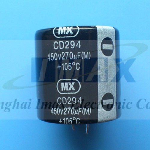 Cd294 series 105c standard snap in aluminum electrolytic capacitor